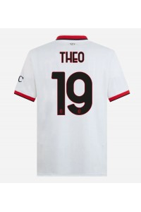 AC Milan Theo Hernandez #19 Jalkapallovaatteet Vieraspaita 2024-25 Lyhythihainen